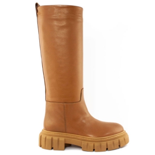 LUUKS - LUUKS Cognac high boot