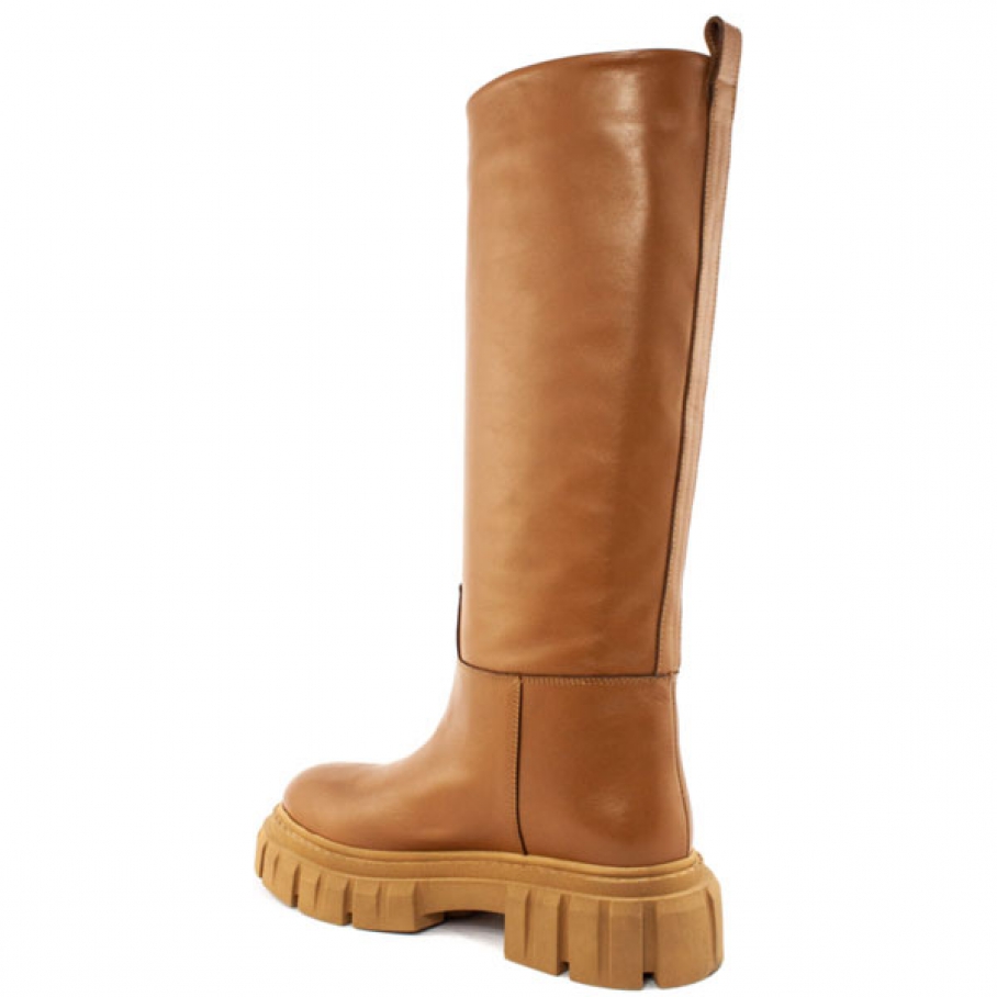 LUUKS - LUUKS Cognac high boot