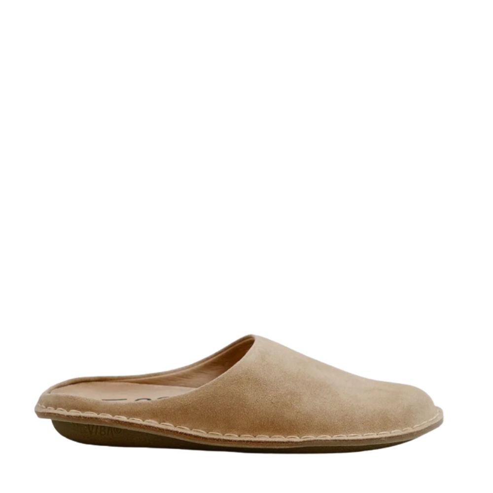 VIBAe Roma suede slipper sand