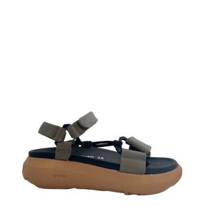 Onwuad Jules sandaal kaki leer