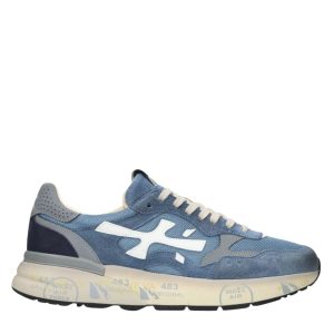 Premiata blauwe sneaker Mick 8120 