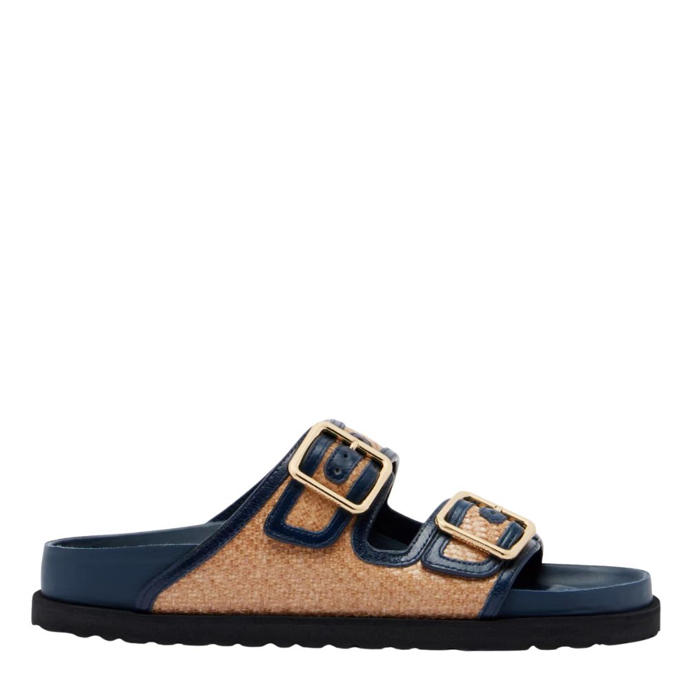 BIrkenstock Arizona Raffia navy