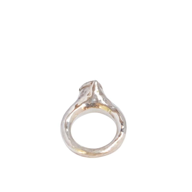 Rosa Maria zilveren CARRIA ring cognac diamonds - Afbeelding 3