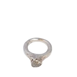 Rosa Maria silver Carria ring cognac diamonds