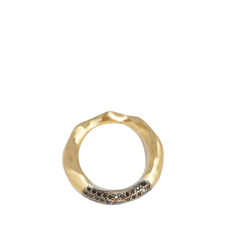 Rosa Maria koperen Sei ring met diamanten - Afbeelding 4
