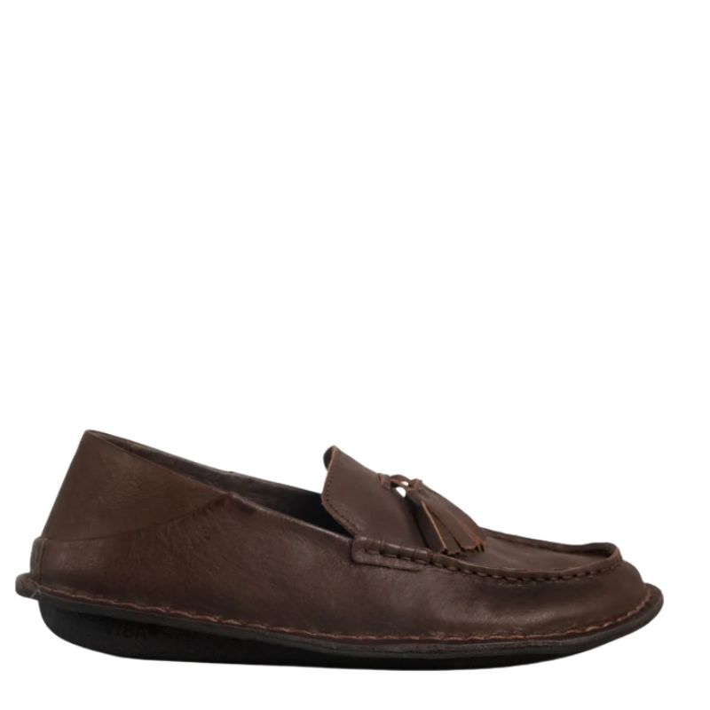 VIBAe Tribeca leren loafer Cocoa Brown