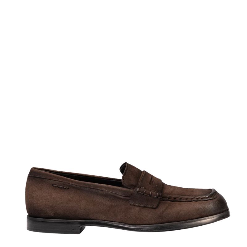 AlexanderHotto-70602 loafer bruin suede dames