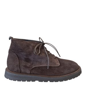 Ernesto Dolani bruin suede Jago 3 hoge veterschoen heren