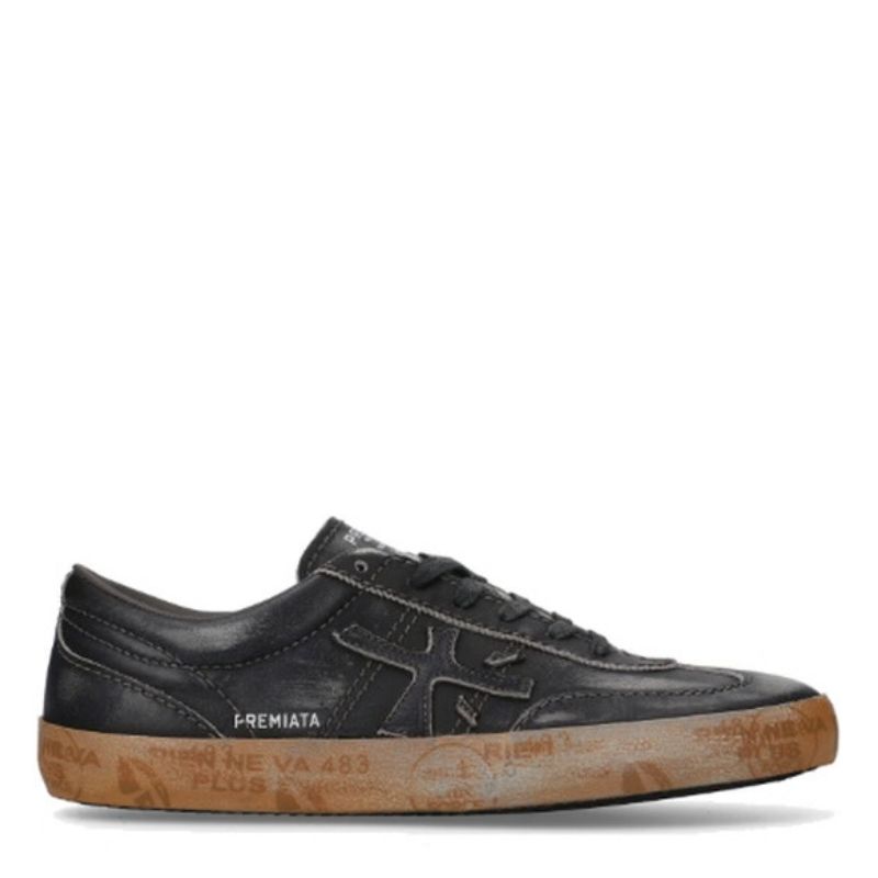 Premiata zwart leren David8599 sneaker