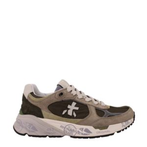 Premiata Brown-Beige MaseD8521 Women's Sneakers